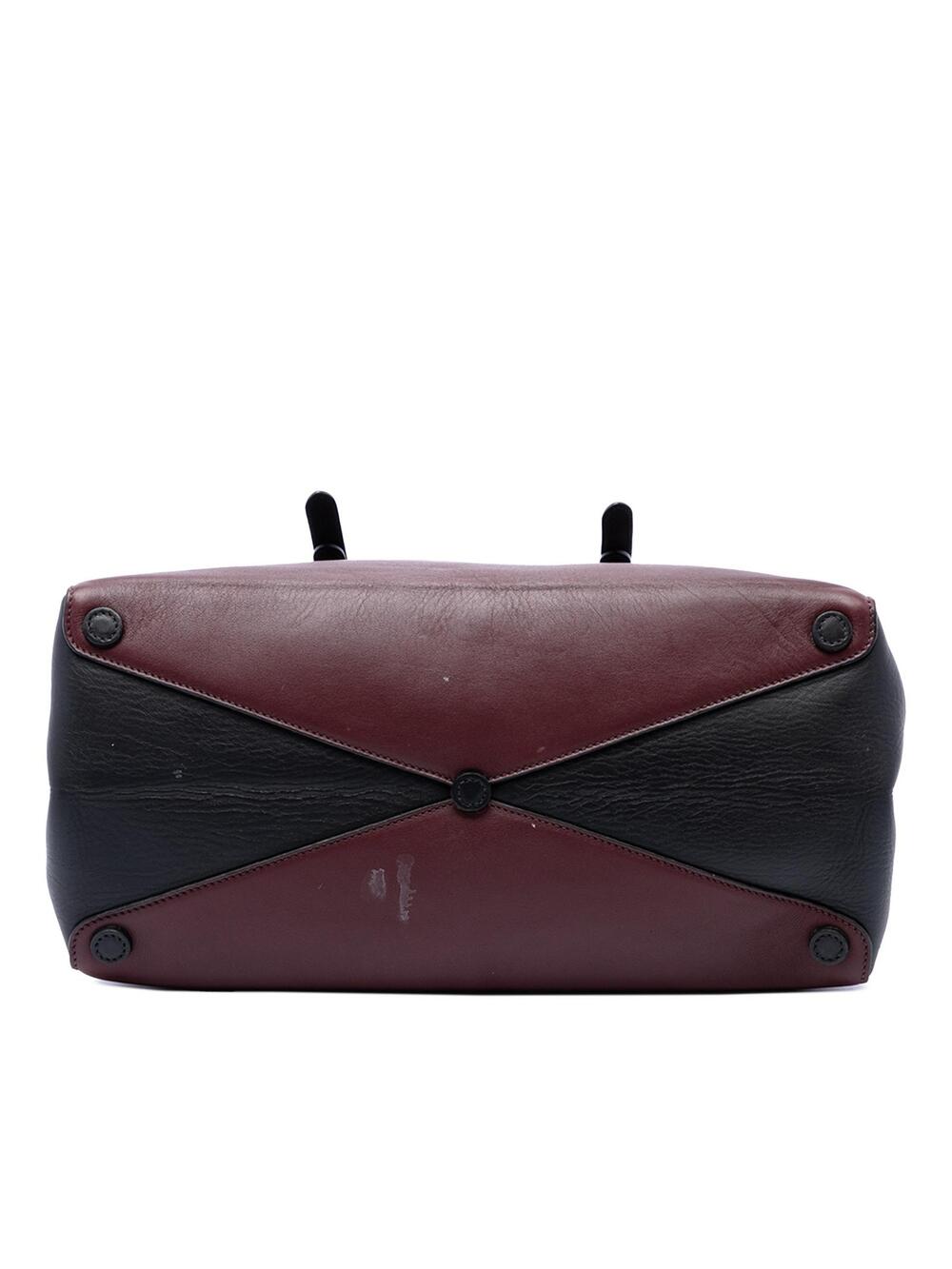 Prada Medium Bicolor City Calf Double #374421P97B - Picture 3 of 6